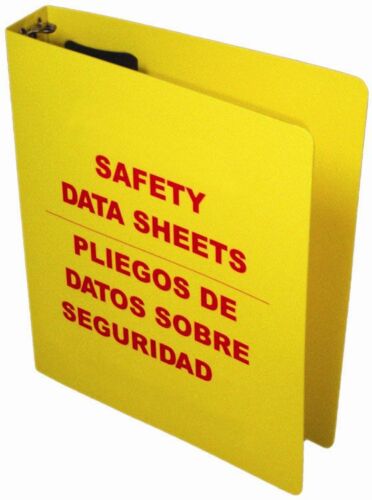 OSHA Bilingual Budget  RTK Center 3″ SDS Binder & Wire Rack (MSDS Binder)