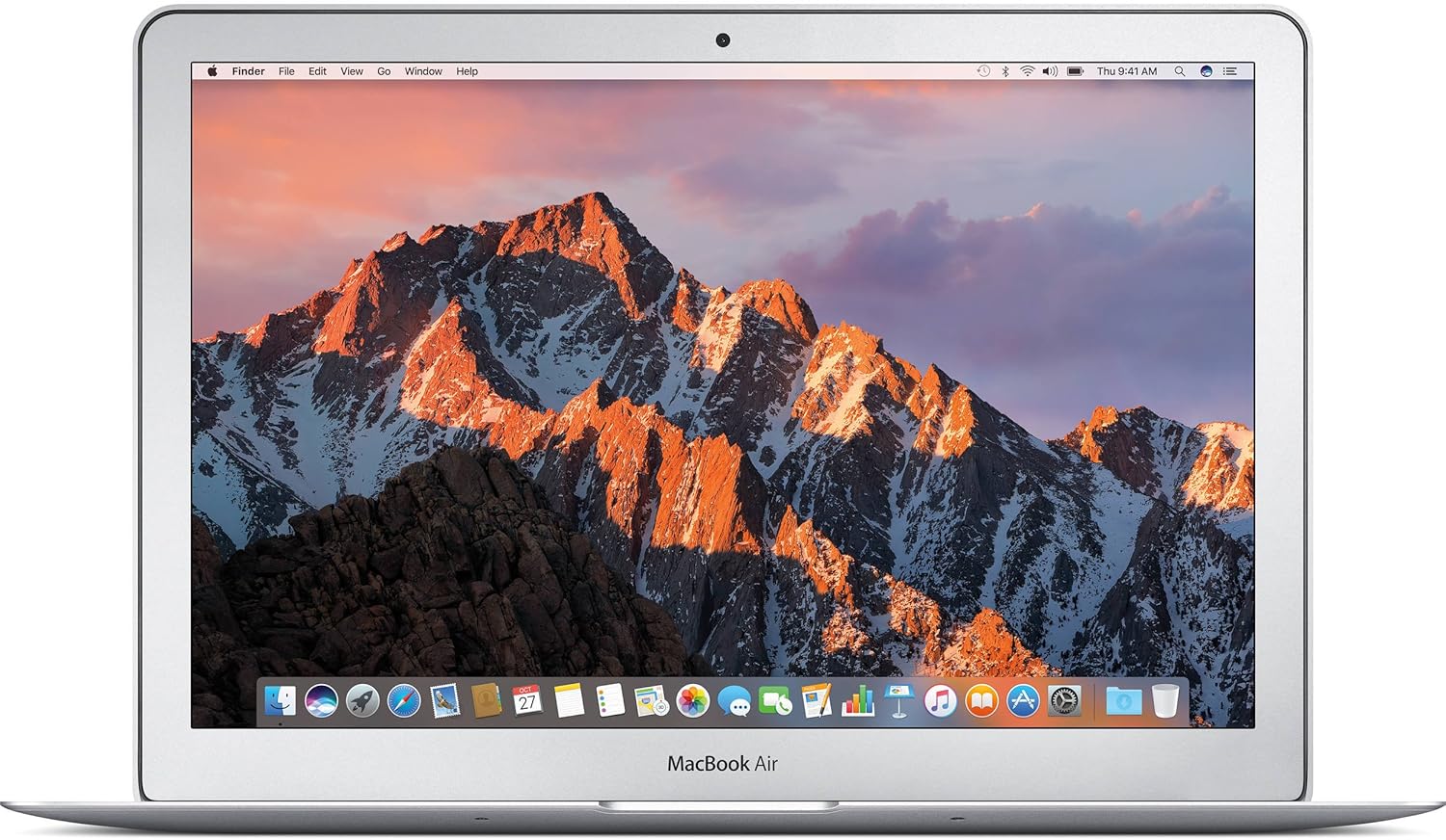 Apple MacBook Air with Intel Core i5, 1.6GHz, (13-inch, 4GB,128GB SSD) – Silver (Renewed)