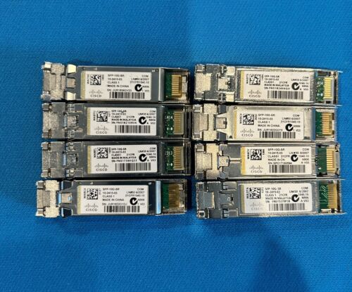 Cisco SFP-10G-SR 10-2415-03  10 Gigabit Transceiver   LOT OF 8