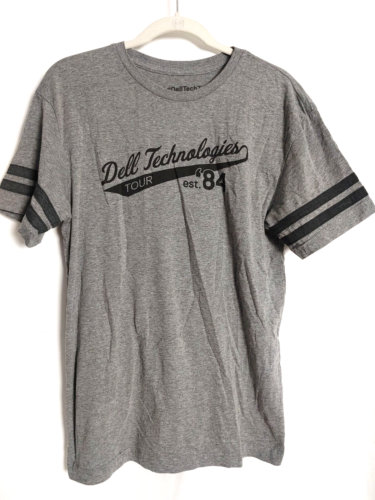 Dell Technologies Dell Tech Tour T Shirt Short Slv Crew Neck Gray Size M  #13913