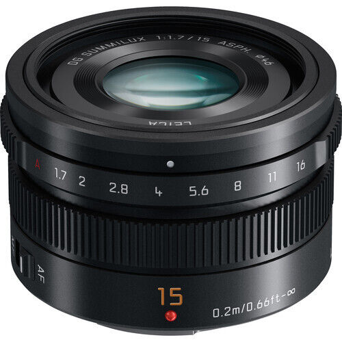 Panasonic Leica DG Summilux 15mm f/1.7 ASPH. Lens Brand New In Box Free Shipping