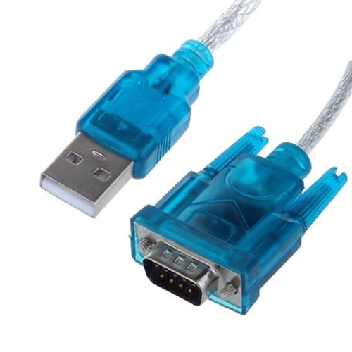 USB 2.0 RS232 DB9 Serial Port Cable Adapter High Data Transfer Rate 1Mbps