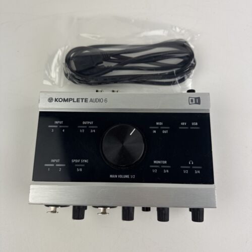 Native Instruments Komplete Audio 6 USB Audio Interface TESTED & WORKING