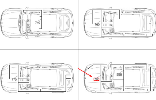 New MB GLE W167 Augmented Reality Camera Wiring Harness A1675404714