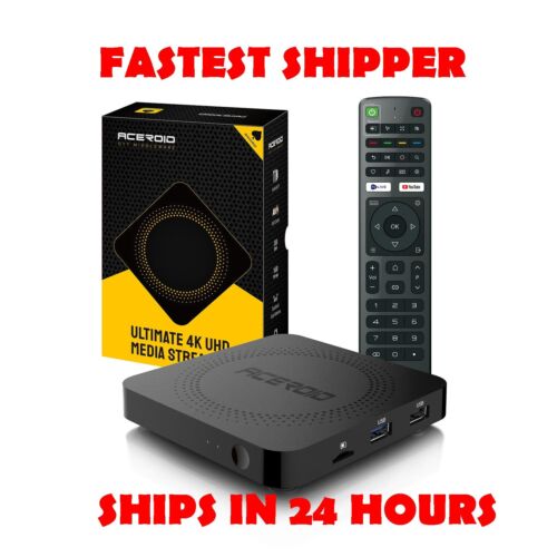 ACEROID SWORD IPTV SET-TOP_BOX Quadcore Android 11 “SHIPS IN 24 HRS” cf Formuler