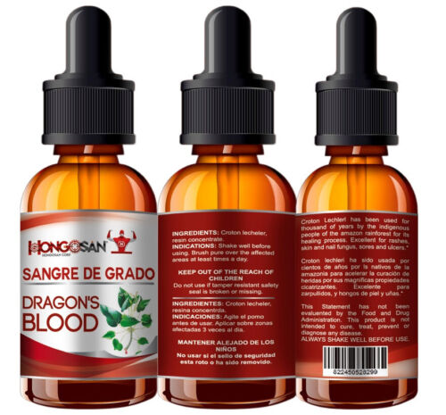 Pure Dragon’s Blood Tree Sap Liquid Wound Dropper croton lechleri latex