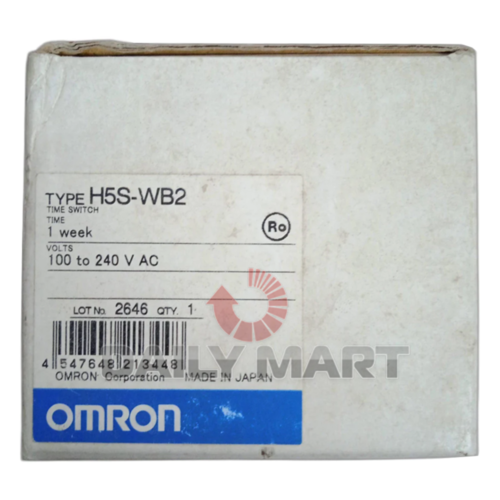 New In Box OMRON H5S-WB2 Time Switch 100-240VAC