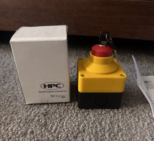 Commercial Emergency Stop Push Button for 120VAC or 24 VAC Systems