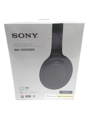 Sony WH-1000XM4 Wireless Premium Noise Canceling Overhead Headphones Midnight