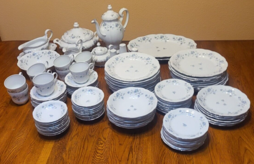 Johann Haviland China Blue Garland Bavarian Germany Individual Pieces