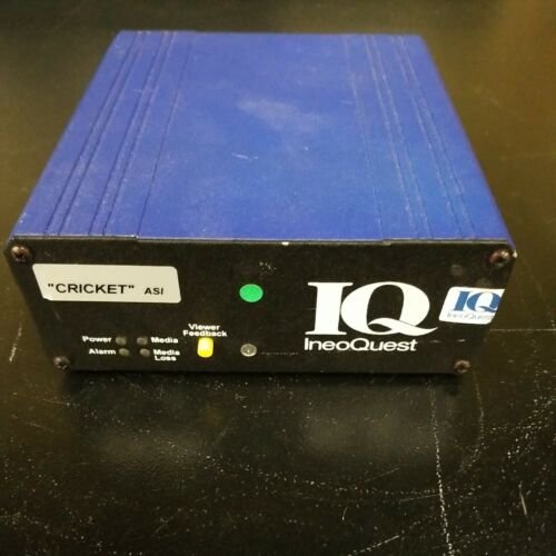 IneoQuest Cricket ASI, MPEG IPTV Video Monitor/Analyzer 2SL-1A100-001