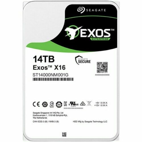 Seagate EXOS X22 20TB SATA 6Gbps 7200RPM 3.5″ Datacenter HDD ST20000NM004E