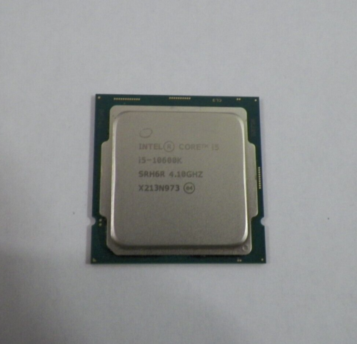 Intel Core i5-10600K 4.1 GHz Socket FCLGA1200 Processor (SRH6R)