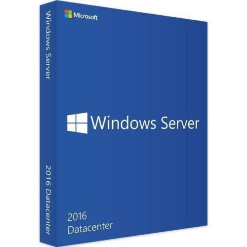 Windows Server 2016 Datacenter Edition with 5 CALs. Retail License, English.