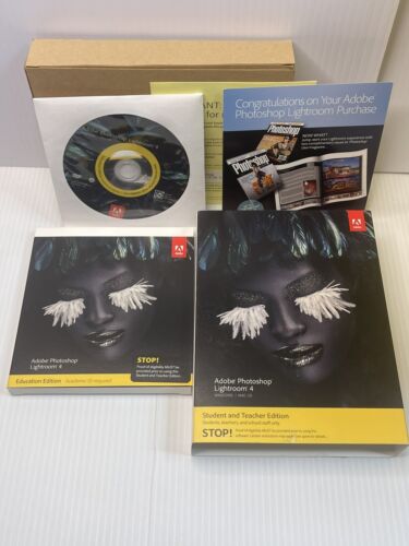 Adobe Photoshop Lightroom 4 Student and Teacher Edition with Key