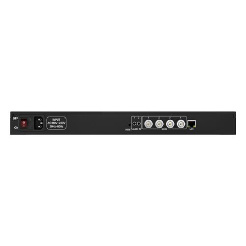 1U Rack 4 Channel H.264/AVC SDI Video Encoder SRT HTTP RTSP RTMP UDP  to IP NVR