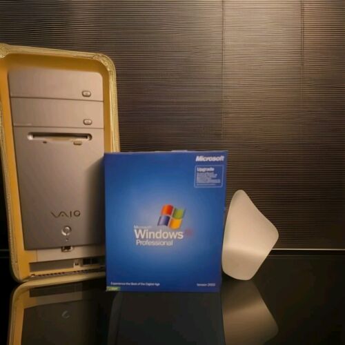 Never Used Sony Vaio Desktop Pc Comes With Boxed Windows Xp Professional!