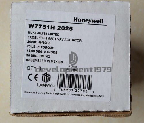 ONE NEW Honeywell Smart VAV Actuator W7751H 2025 W7751H2025