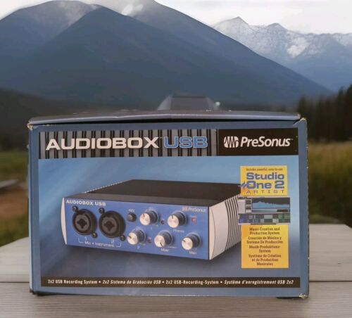 PreSonus AudioBox USB 2×2 Recording System MIDI Interface SAME-DAY SHP