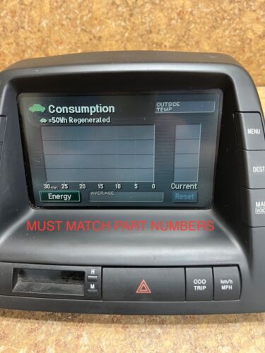 04-06 TOYOTA Prius Information Info Display Center Screen Monitor 86110-47071