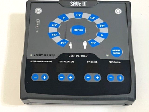 Automedx SAVE II+ Simplified Automated Ventilator WITH NO Charge – Excellent