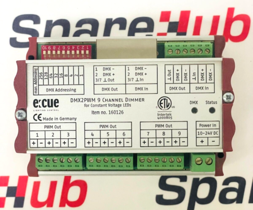 ECUE DMX2PWM 9-CH Dimmer Module