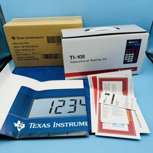 Texas Instruments TI-108 Teacher Kit – 10 Calculators – NEW