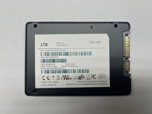 GENERIC 1TB Internal SSD 2.5” SATA III 6Gb/s Solid State Drive DELAHe