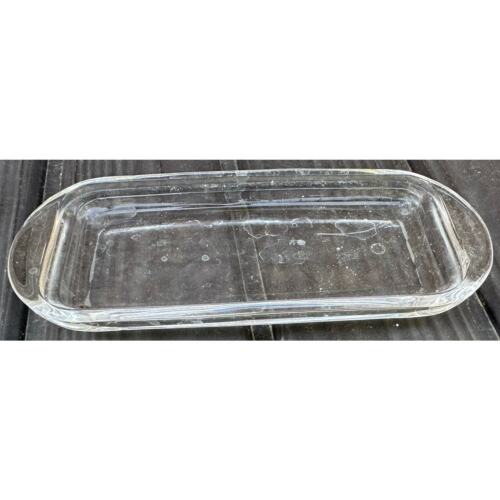 Glass clear crystal serving tray/serinvg platter rectangular