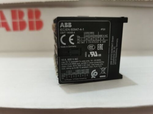 ABB CAL19-11 Auxiliary Contactor Block