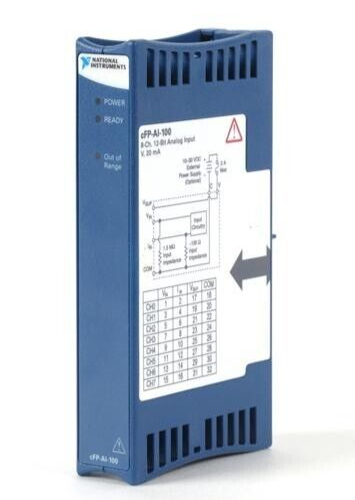 NI cFP-AI-100 8-Channel Voltage and Current Input Module – Used Mint