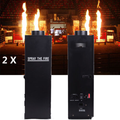 2pcs Fire Machine Stage Effect DMX Flame Thrower Flame Projector DJ Disco Party