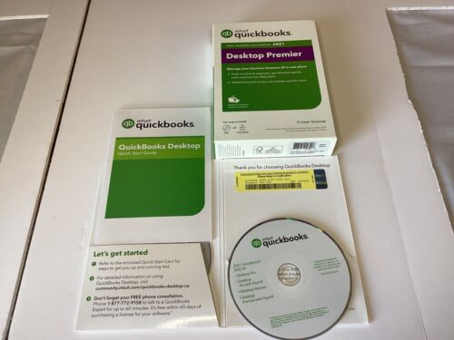 Intuit Quickbooks Desktop Premier 2021 for Windows, No monthly fee, 2 Users