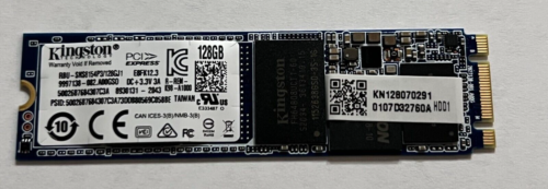 Kingston 128GB SSD PCIe 3.0 NVMe M.2 2280 RBU-SNS8154P3-128GJ1