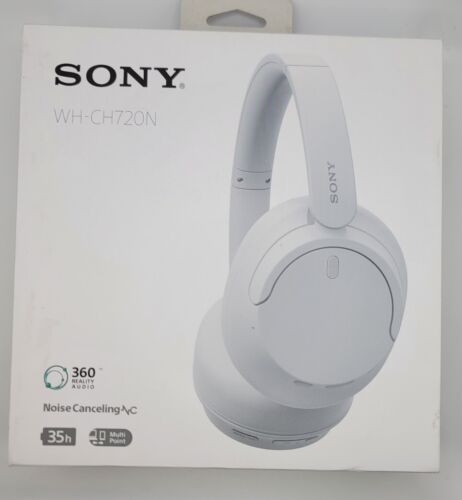 Sony WH-CH720N Wireless Over-Ear Headphones – White – Open Box