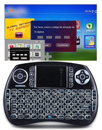 Brazil IPTV Renew Code With Mini Keyboard Compatible with HBTV 3 5 6 7 A3 TIGRE