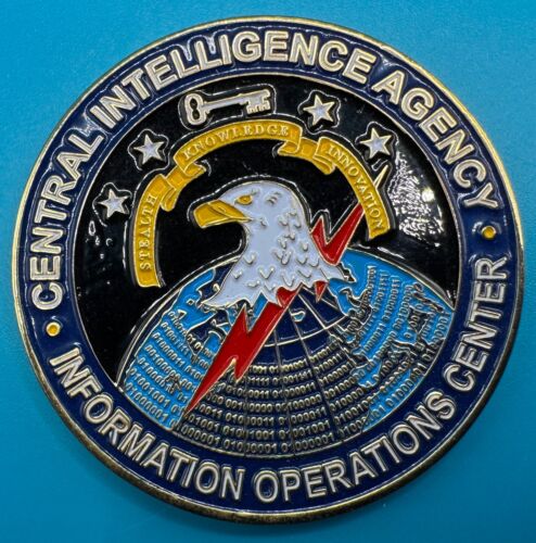 CIA Information & Operations Center Central Intelligence Military Challenge Coin