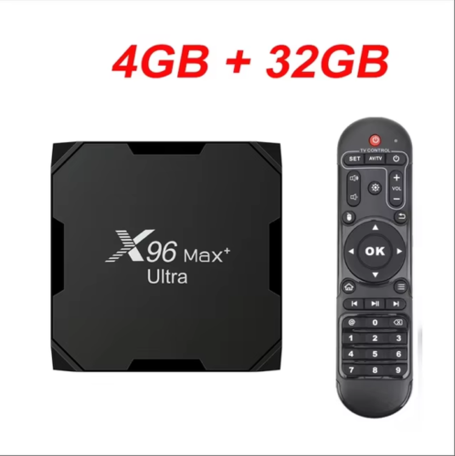 Max plus Ultra TV Box Android 11 Amlogic S905X4 4GB 32GB TVBOX AV1 8K Wifi BT  M