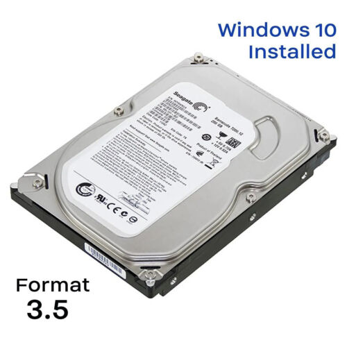 HDD 3.5″ SATA Hard Drive Desktop with Windows 7/Win 10 PRO Installed Legacy