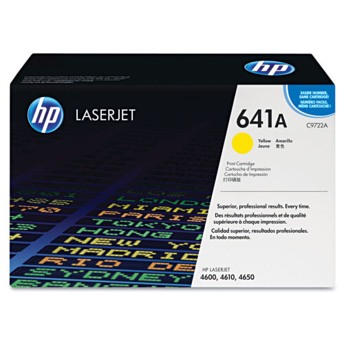 HP Inc. HP 641A (C9722A) Yellow Original LaserJet Toner Cartridge