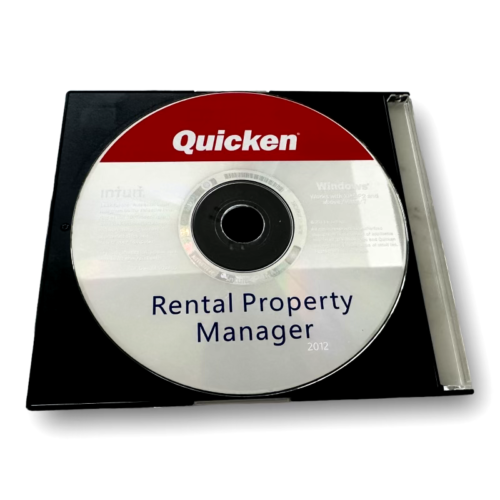 Intuit Quicken 2012 Rental Property Manager for Windows NOT FOR WIN 10 OR 11