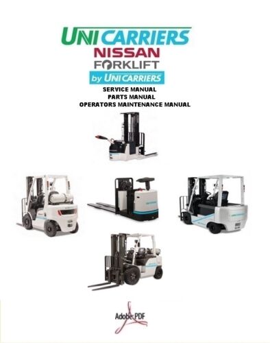 UNICARRIERS-NISSAN-Forklift-Service Manual-Parts Manual-Operation & Maintenance