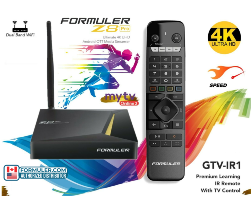 Formuler Z8Pro 4K Dual Band Wi-Fi 5G Media Player 2GB DDR4 16GB