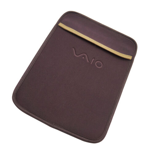 Sony Vaio Mini Notebook Sleeve Zipperless Closure | 13″ Diagonal | Brown/White