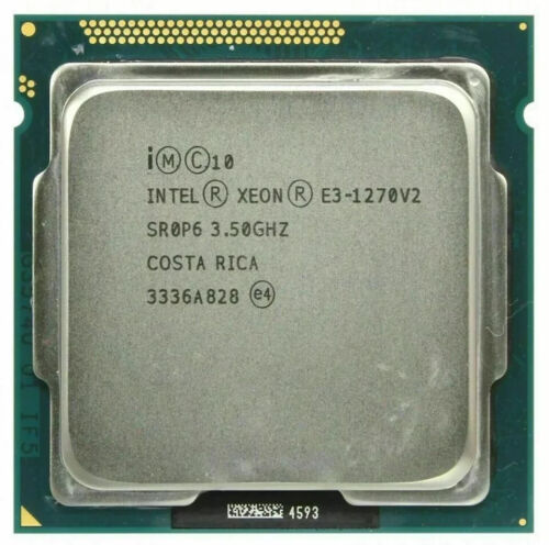 Intel Xeon E3-1270 V2 SR0P6 Quad-Core 3.5 GHz CPU Processor 69W LGA1155