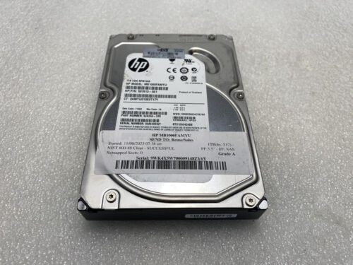 HP MB1000FAMYU 1TB 3.5″ SAS  Desktop Hard Disk Drive HDD Grade A