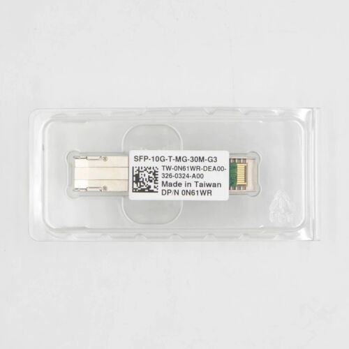 DELL Technologies SFP-10G-T-MG-30M-G3 0N61WR SFP-10G-T 30m RJ45 Transceiver