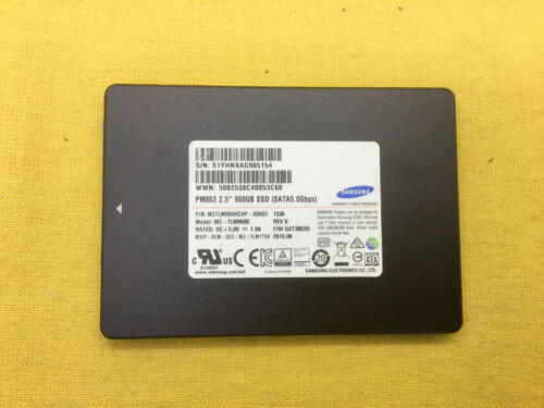 MZ-7LM9600 Samsung PM863 Series 960GB 2.5 inch SATA3 Solid State Drive