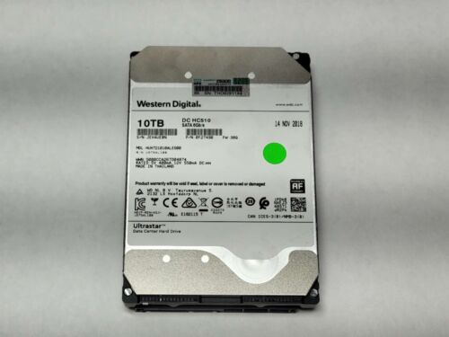 HP HGST WESTERN DIGITAL DC HC510 HUH721010ALE600 10TB 3.5″ 6Gb/s SATA HARD DRIVE