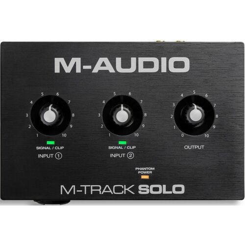 M-Audio M-Track Solo 2-Channel USB Audio Interface